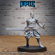 Oni Adventurer - Epic Miniatures | 28mm | 32mm | Oni Nightmare | Yokai | Demon | Japanese Folklore | Fighter