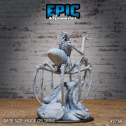 Leng Spider Queen - Epic Miniatures | 28mm | 32mm | Eldritch Darkness | Demon | Spider | Mutant