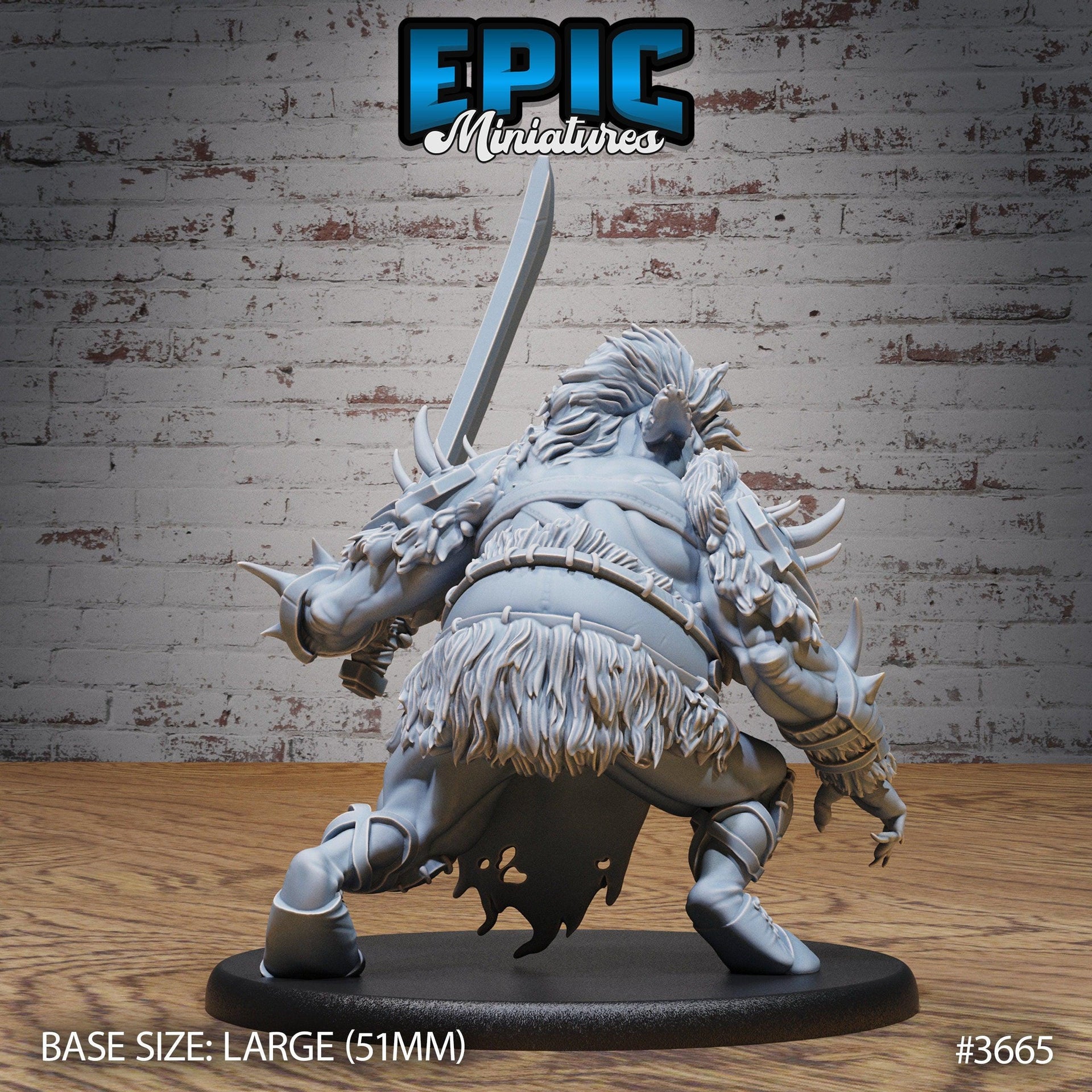 Boar Folk Outlaw - Epic Miniatures | 28mm | 32mm | Bandit Camp | Fighter | Pig | Warrior