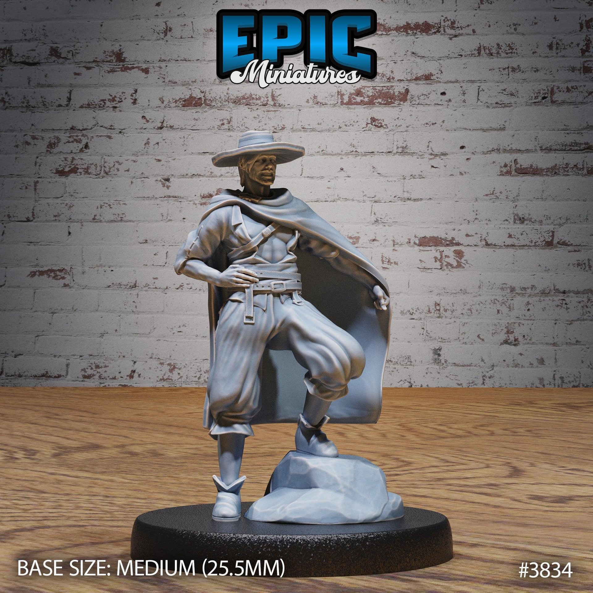 Musketeer Adventurer - Epic Miniatures | New World Conquest | 28mm | 32mm | Mercenary | Rogue | Bandit
