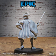 Conquest Leader - Epic Miniatures | New World Conquest | 28mm | 32mm | Armadillo Folk | Spanish | Captain | Commander