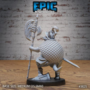 Armadillo Conquistador - Epic Miniatures | New World Conquest | 28mm | 32mm | Armadillo Folk | Spanish | Standard Bearer | Treasure