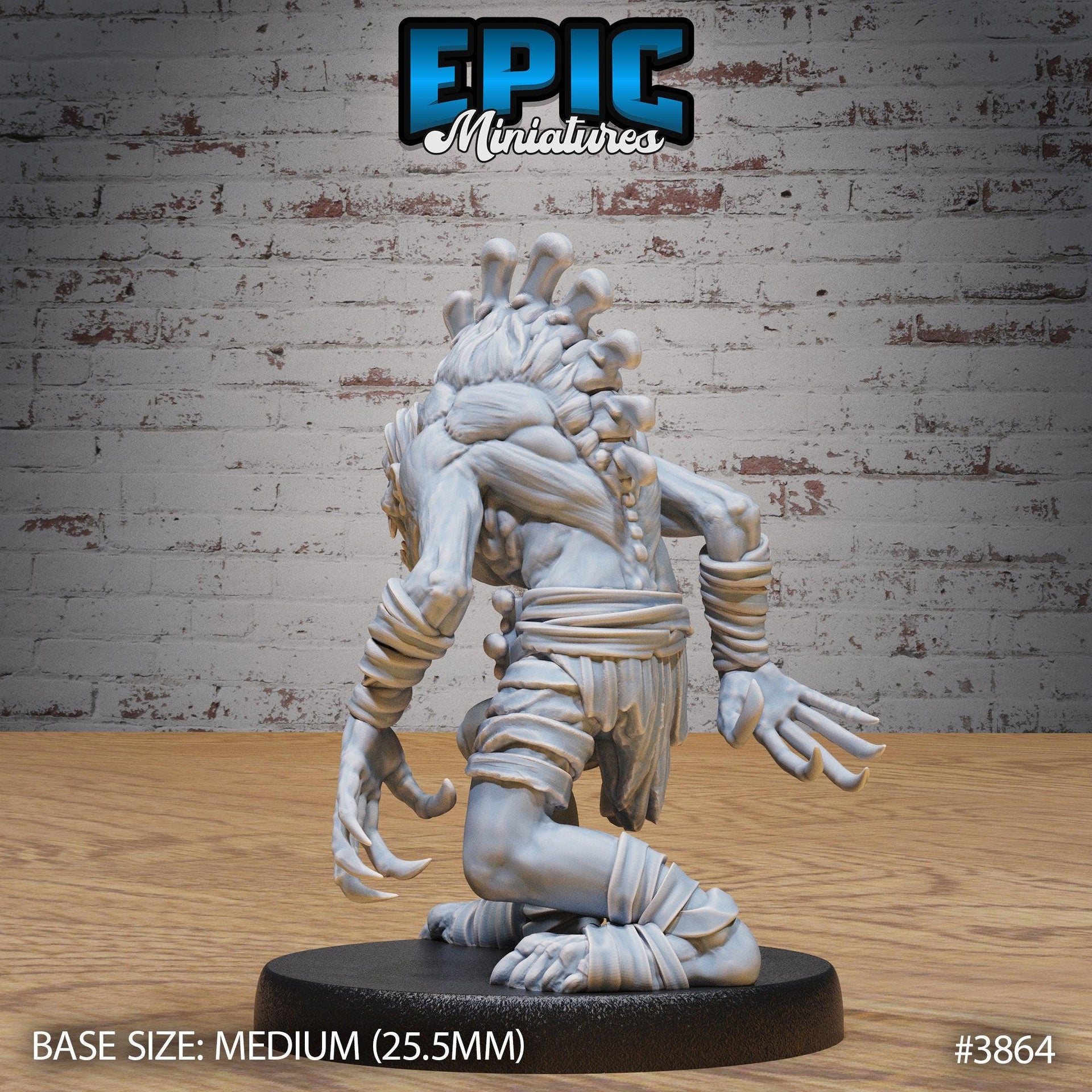 Common Ghoul - Epic Miniatures | Gruesome Graveyard | 28mm | 32mm | Zombie | Undead | Demon