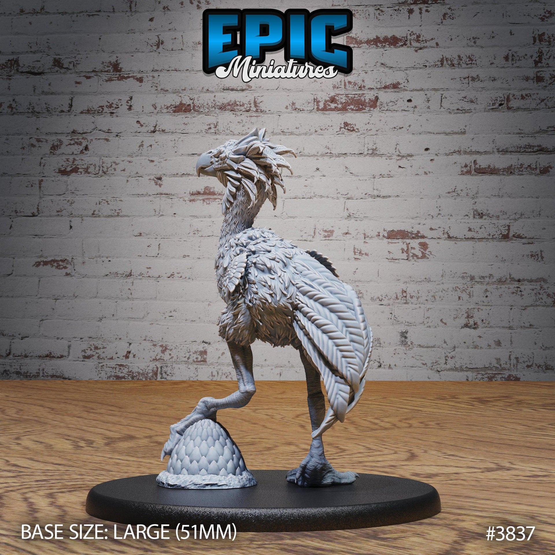 Terror Bird Classic - Epic Miniatures | New World Conquest | 28mm | 32mm | Dinosaur | Ostrich