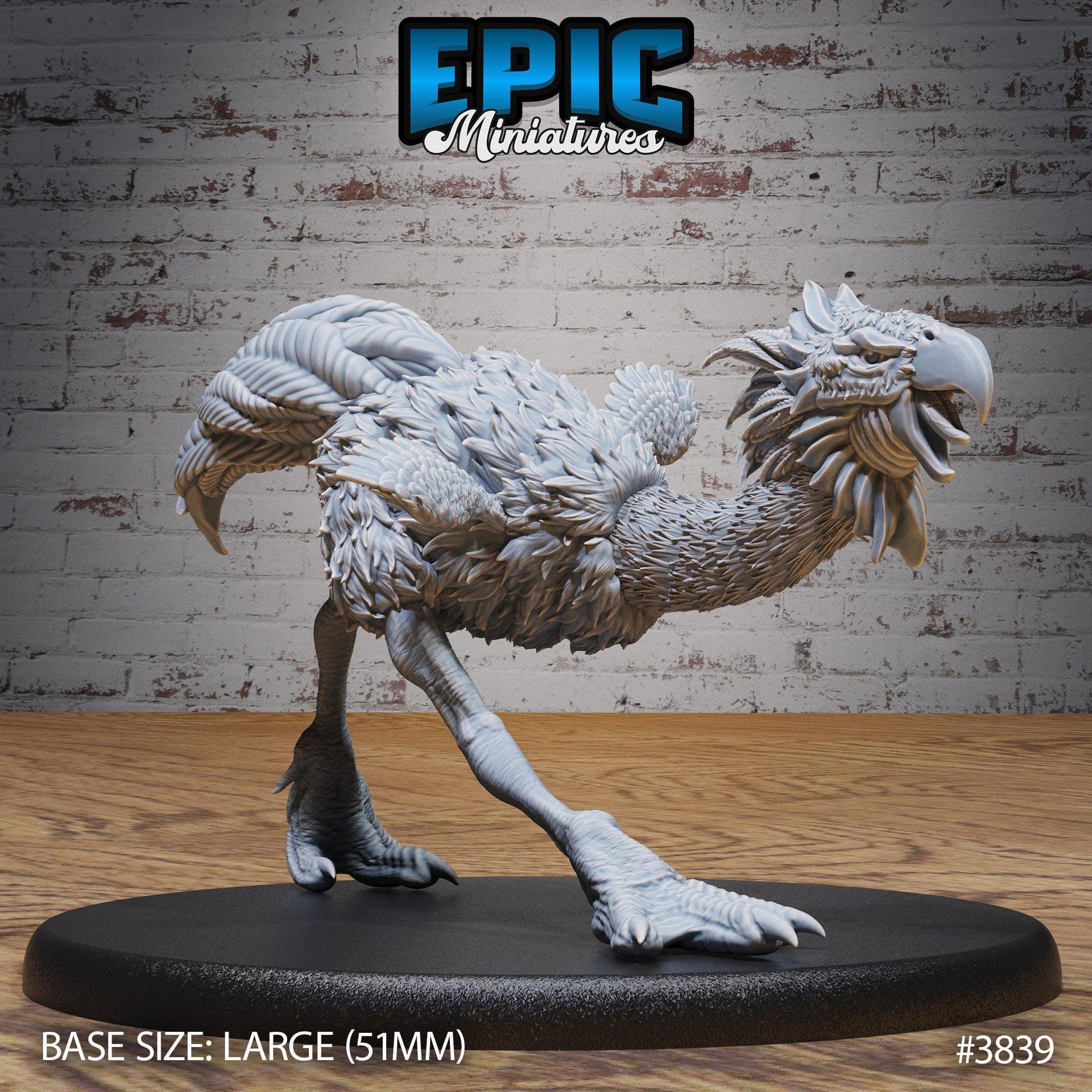 Terror Bird Classic - Epic Miniatures | New World Conquest | 28mm | 32mm | Dinosaur | Ostrich