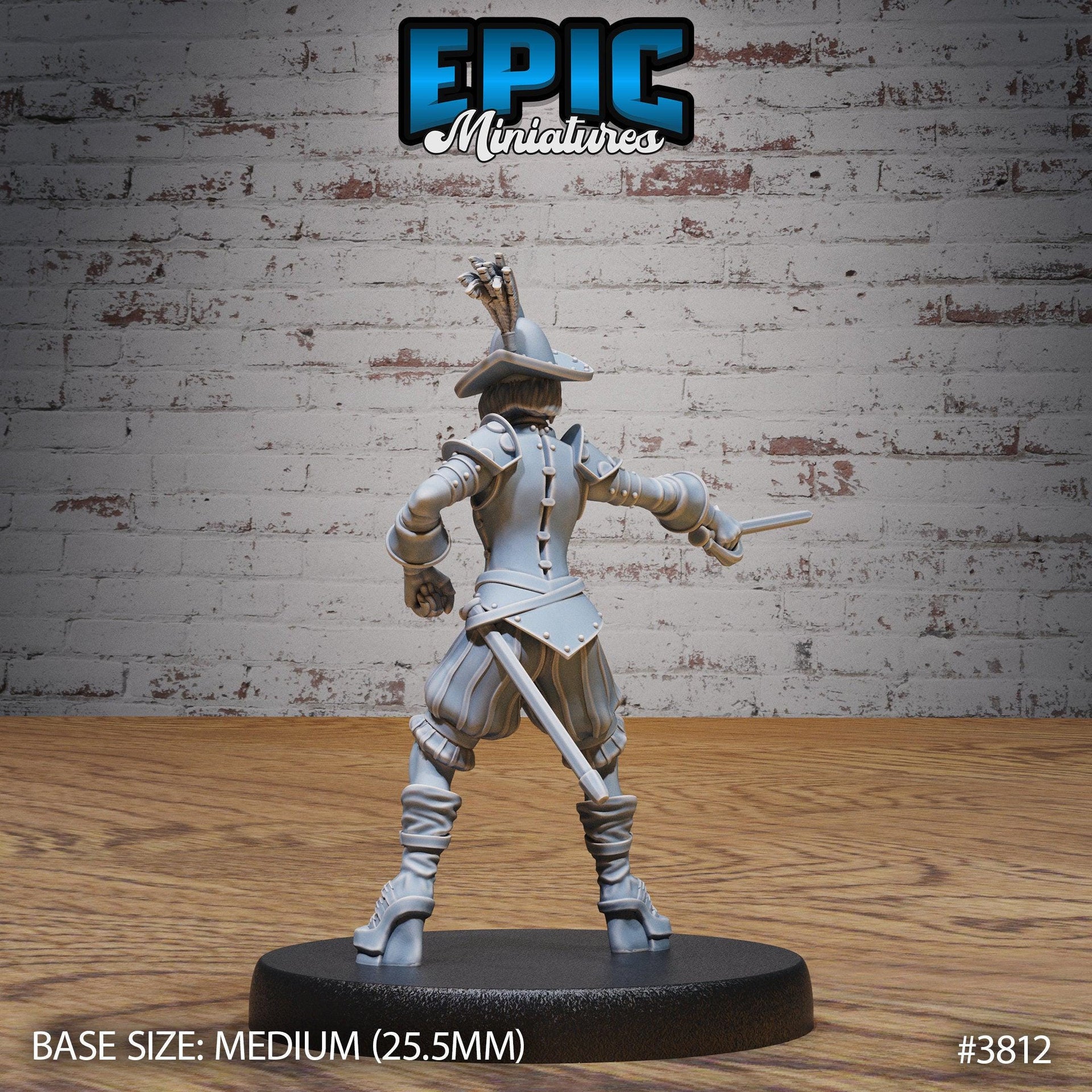 Young Conquistador Female - Epic Miniatures | New World Conquest | 28mm | 32mm | Spanish | Knight | Musketeer