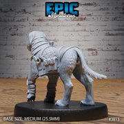 Raid Dog - Epic Miniatures | New World Conquest | 28mm | 32mm | Armor | Hunting | mastiff