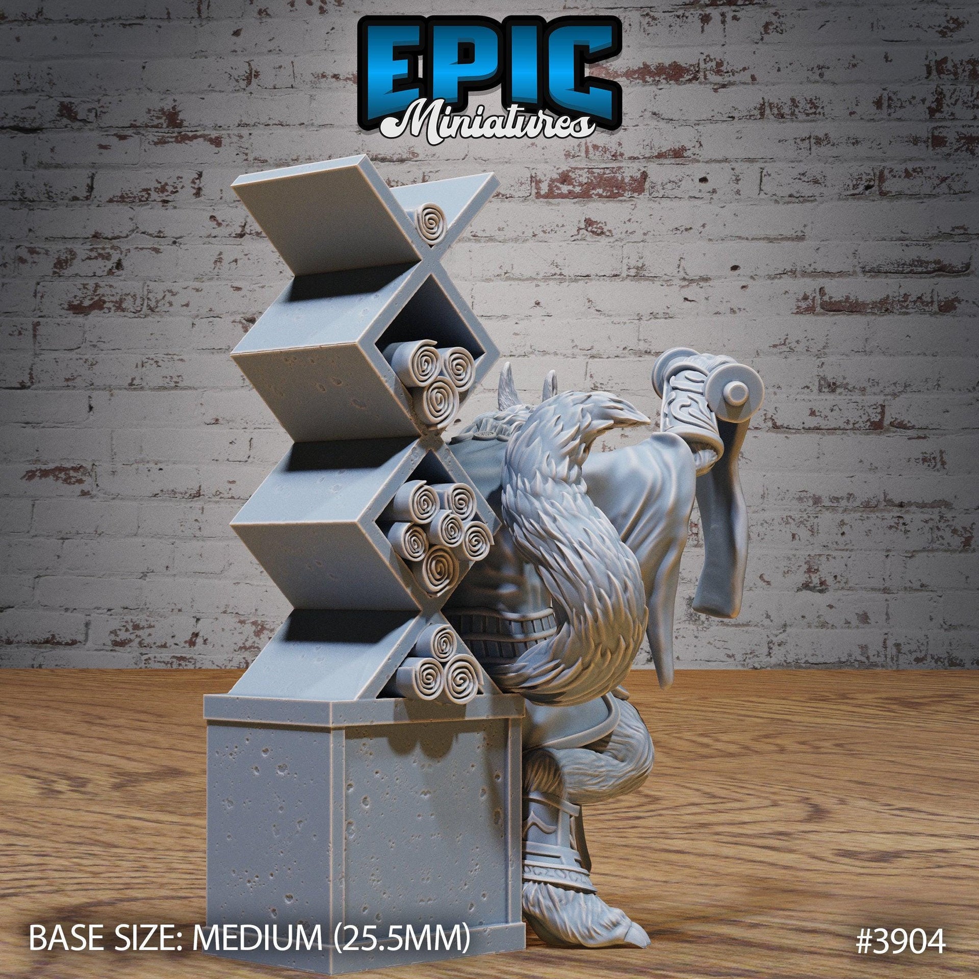 Arcanaloth - Epic Miniatures | 28mm | 32mm | Demonic Guild | Demon | Tabaxi | Wolf man