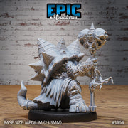 Turtle Folk Necromancer - Epic Miniatures | 32mm | Sinister Harbor | Warlock | Sorcerer