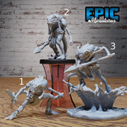 Dark Fish Folk - Epic Miniatures | 32mm | Sinister Harbor | Speer | Hunting | Soldier
