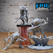 Dark Fish Folk - Epic Miniatures | 32mm | Sinister Harbor | Speer | Hunting | Soldier