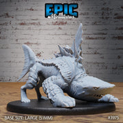 Shark Dog - Epic Miniatures | 32mm | Sinister Harbor | Sea Monster | Land Shark