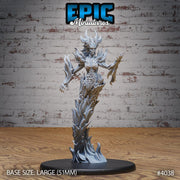 Fire Elemental Female - Epic Miniatures | Elemental Lands | 28mm | 32mm | Demon | Fighter