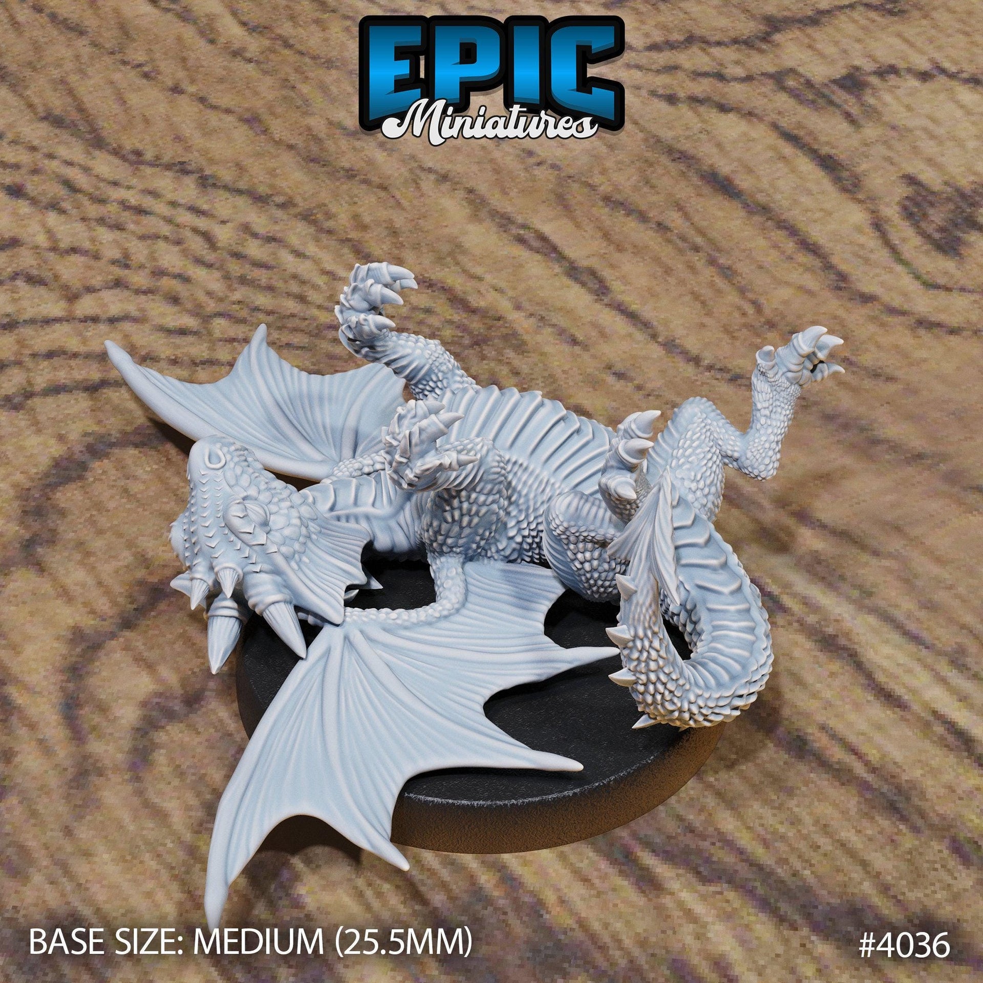 Red Dragon Wyrmling - Epic Miniatures | Elemental Lands | 28mm | 32mm | Baby | Medium