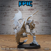 Red Dragon Wyrmling - Epic Miniatures | Elemental Lands | 28mm | 32mm | Baby | Medium