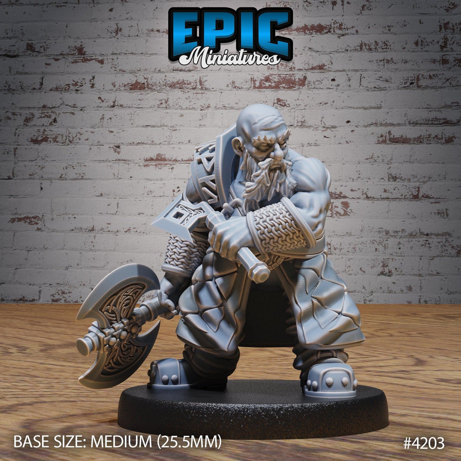 Dwarf Tribe - Epic Miniatures | Dwarf Mountain | 28mm | 32mm | Villager | Fighter | Knight | Paladin