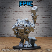 Stone Construct Dwarf - Epic Miniatures | Dwarf Mountain | 28mm | 32mm | Mech | Robot | Golem