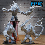 Fire Elemental - Epic Miniatures | Infernal Assault | 28mm | 32mm | Devil | Lava | Magma