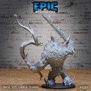 Fire Elemental - Epic Miniatures | Infernal Assault | 28mm | 32mm | Devil | Lava | Magma