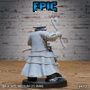 Demon Hunter - Epic Miniatures | Infernal Assault | 28mm | 32mm | Gun | Trench coat