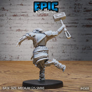 Minotaur Female Warrior - Epic Miniatures | Olympian Legends | 28mm | 32mm | Greek | Fighter | Champion