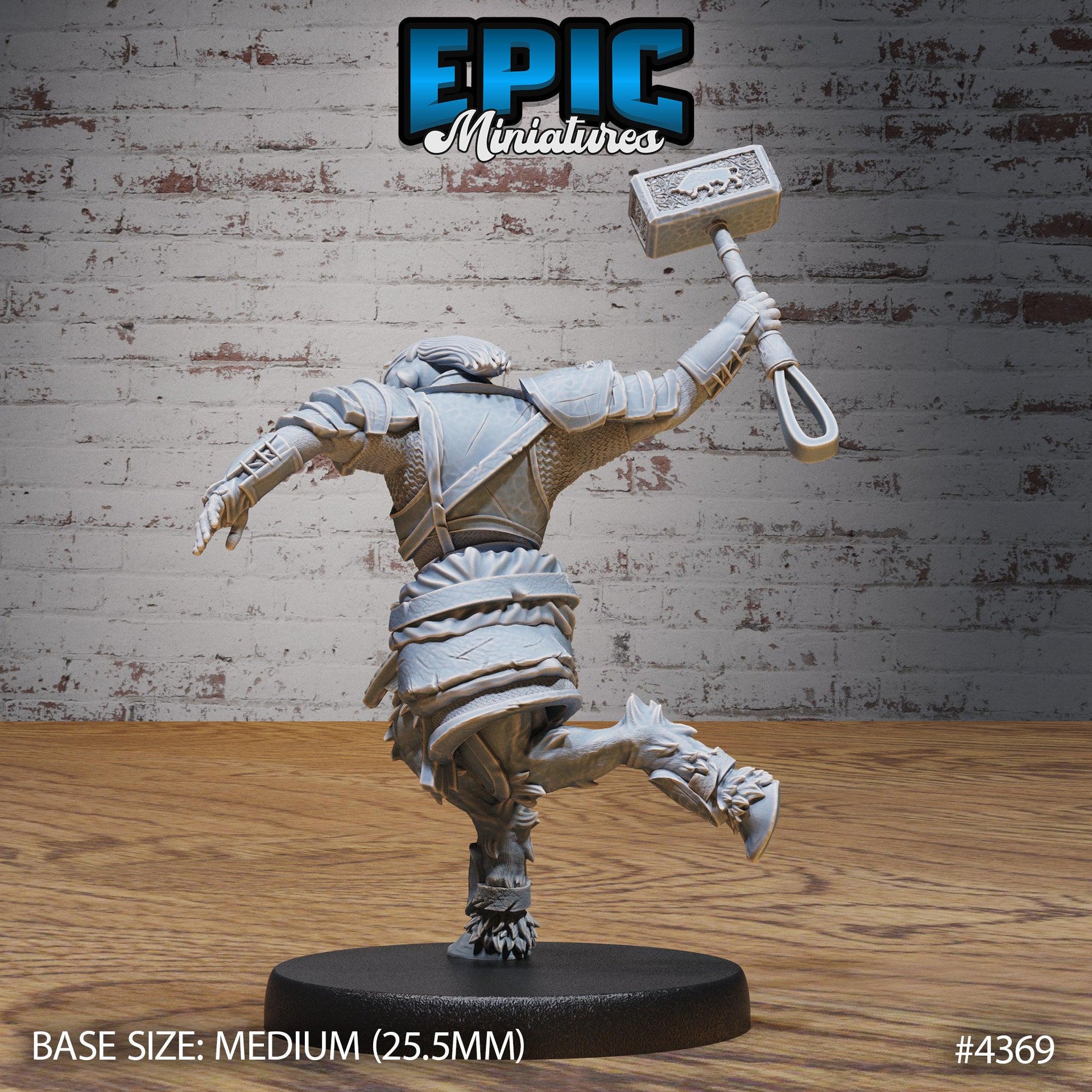 Minotaur Female Warrior - Epic Miniatures | Olympian Legends | 28mm | 32mm | Greek | Fighter | Champion