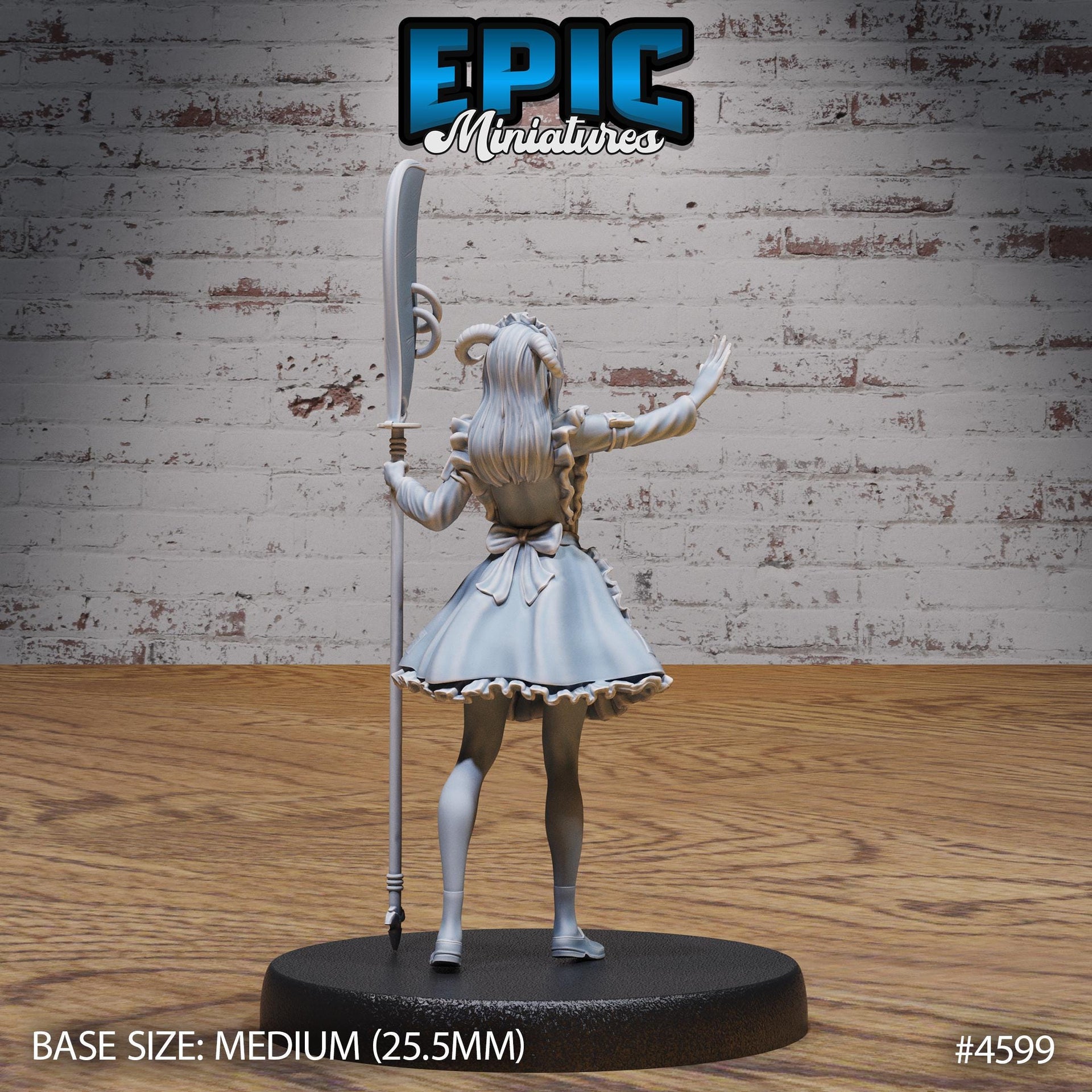 Tiefling Maid - Epic Miniatures | Vampire Invasion | 28mm | 32mm | Demon | Servant