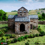 French Mausoleum. King and Country, 15mm, 28mm, 32mm - Printable Scenery | 28mm and 32mm | Wargaming | DnD | Tabletop Roleplaying