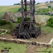 Quarry Elevator. King and Country, 15mm, 28mm, 32mm - Printable Scenery | 28mm and 32mm | Wargaming | DnD | Tabletop Roleplaying