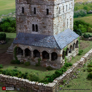 Norman Stone Fort. King and Country, 15mm, 28mm, 32mm - Printable Scenery | 28mm and 32mm | Wargaming | DnD | Tabletop Roleplaying
