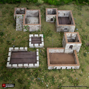 Norman Stone Fort. King and Country, 15mm, 28mm, 32mm - Printable Scenery | 28mm and 32mm | Wargaming | DnD | Tabletop Roleplaying