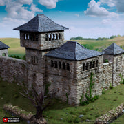 Kings Quarters. King and Country, 15mm, 28mm, 32mm - Printable Scenery | 28mm and 32mm | Wargaming | DnD | Tabletop Roleplaying