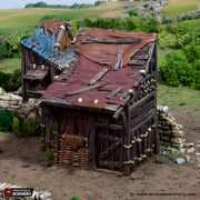 Medium Shanty. King and Country, 15mm, 28mm, 32mm - Printable Scenery | 28mm and 32mm | Wargaming | DnD | Tabletop Roleplaying