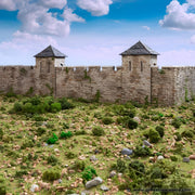 Modular Norman Fort Walls. King and Country, 15mm, 28mm, 32mm - Printable Scenery | 28mm and 32mm | Wargaming | DnD | Tabletop Roleplaying