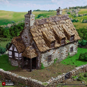 Country Manor. King and Country, 15mm, 28mm, 32mm - Printable Scenery | 28mm and 32mm | Wargaming | DnD | Tabletop Roleplaying