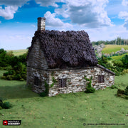 Crow Cottage. King and Country, 15mm, 28mm, 32mm - Printable Scenery | 28mm and 32mm | Wargaming | DnD | Tabletop Roleplaying