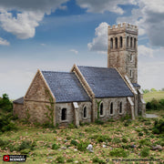 Norman Church. King and Country, 15mm, 28mm, 32mm - Printable Scenery | 28mm and 32mm | Wargaming | DnD | Tabletop Roleplaying
