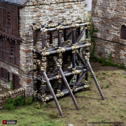 Wooden Scaffold. King and Country, 15mm, 28mm, 32mm - Printable Scenery | 28mm and 32mm | Wargaming | DnD | Tabletop Roleplaying
