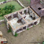 Cobblestone Way. King and Country, 15mm, 28mm, 32mm - Printable Scenery | 28mm and 32mm | Wargaming | DnD | Tabletop Roleplaying