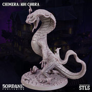 Chimera Koi Cobra. Snake Dragon - Sordane Publishing | 28mm and 32mm | Wargaming | DnD | Tabletop Roleplaying