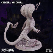 Chimera Koi Cobra. Snake Dragon - Sordane Publishing | 28mm and 32mm | Wargaming | DnD | Tabletop Roleplaying