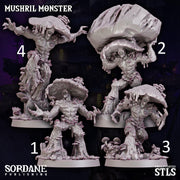 Mushril Monster. Mushroom Cave Abomination - Sordane Publishing | 28mm and 32mm | Wargaming | DnD | Tabletop Roleplaying