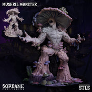 Mushril Monster. Mushroom Cave Abomination - Sordane Publishing | 28mm and 32mm | Wargaming | DnD | Tabletop Roleplaying