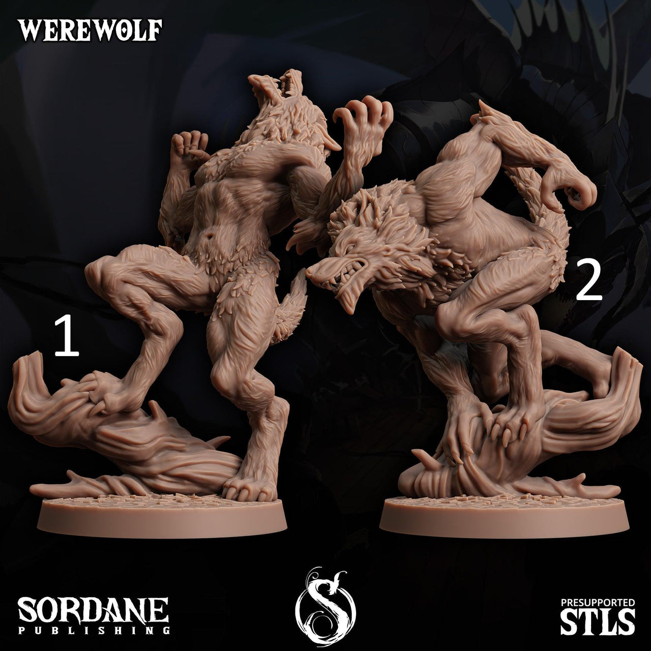 Werewolves - Sordane Publishing | 28mm and 32mm | Wargaming | DnD | Tabletop Roleplaying