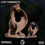 Giant Terrordactyl - Sordane Publishing | 28mm and 32mm | Wargaming | DnD | Tabletop Roleplaying
