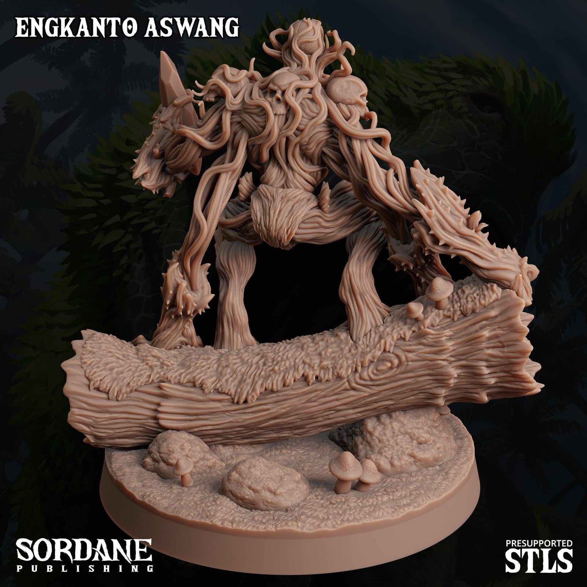 Engkanto Aswang. Undead Vine Monster - Sordane Publishing | 28mm and 32mm | Wargaming | DnD | Tabletop Roleplaying