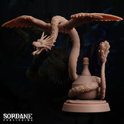 Snake Tuavala, winged Coatl - Sordane Publishing | 28mm and 32mm | Wargaming | DnD | Tabletop Roleplaying