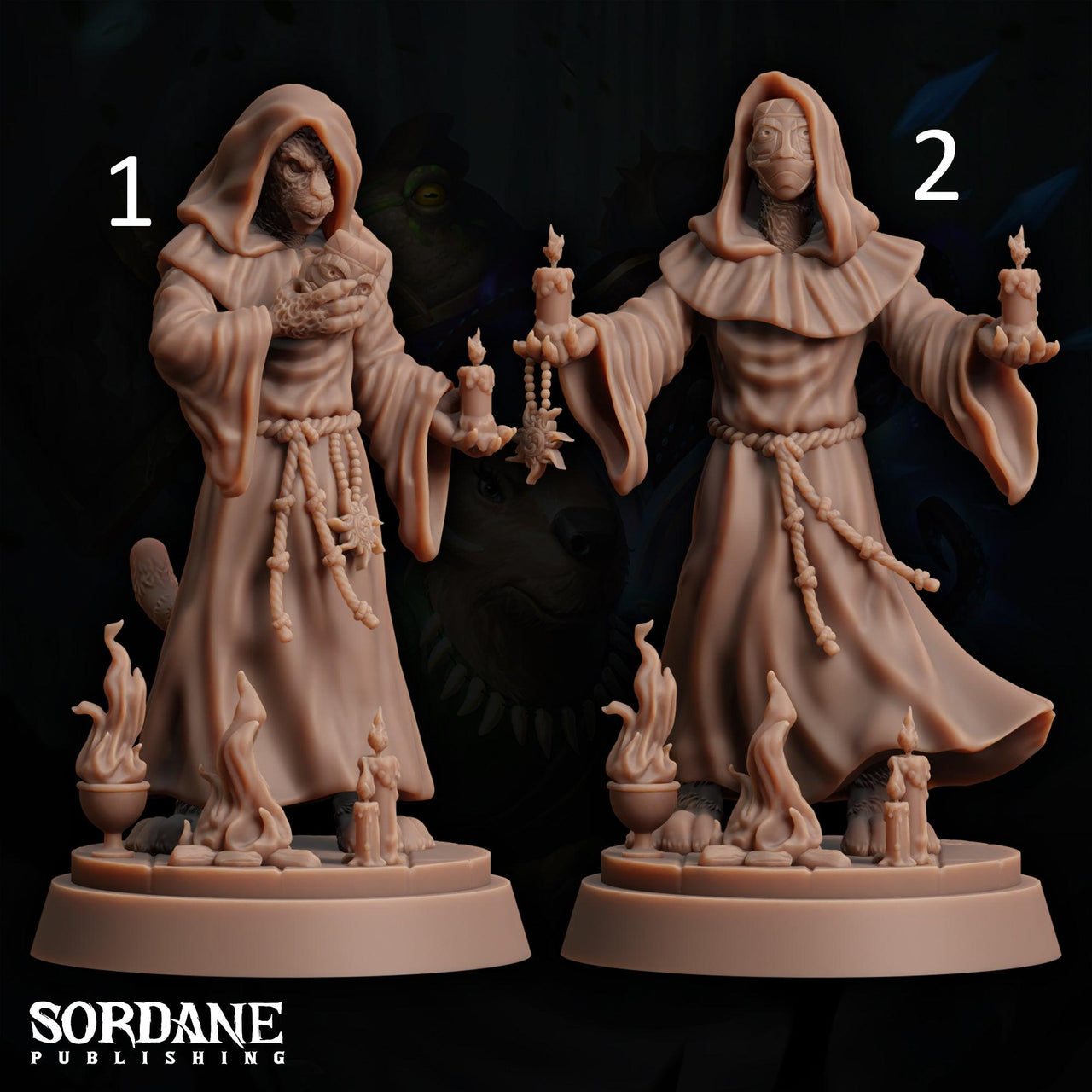 Skant of Ghor, Catfolk Cultist - Sordane Publishing | 28mm and 32mm | Wargaming | DnD | Tabletop Roleplaying