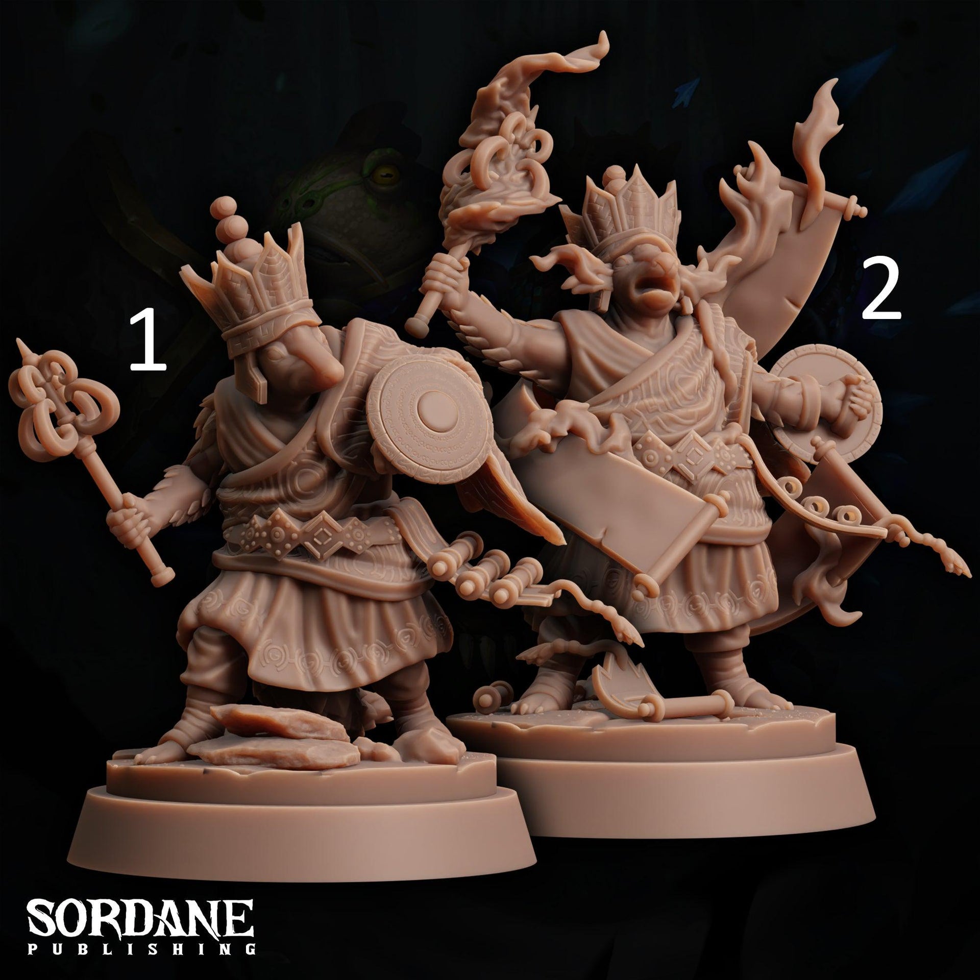 Pagpag Cleric, Llinae - Sordane Publishing | 28mm and 32mm | Wargaming | DnD | Tabletop Roleplaying