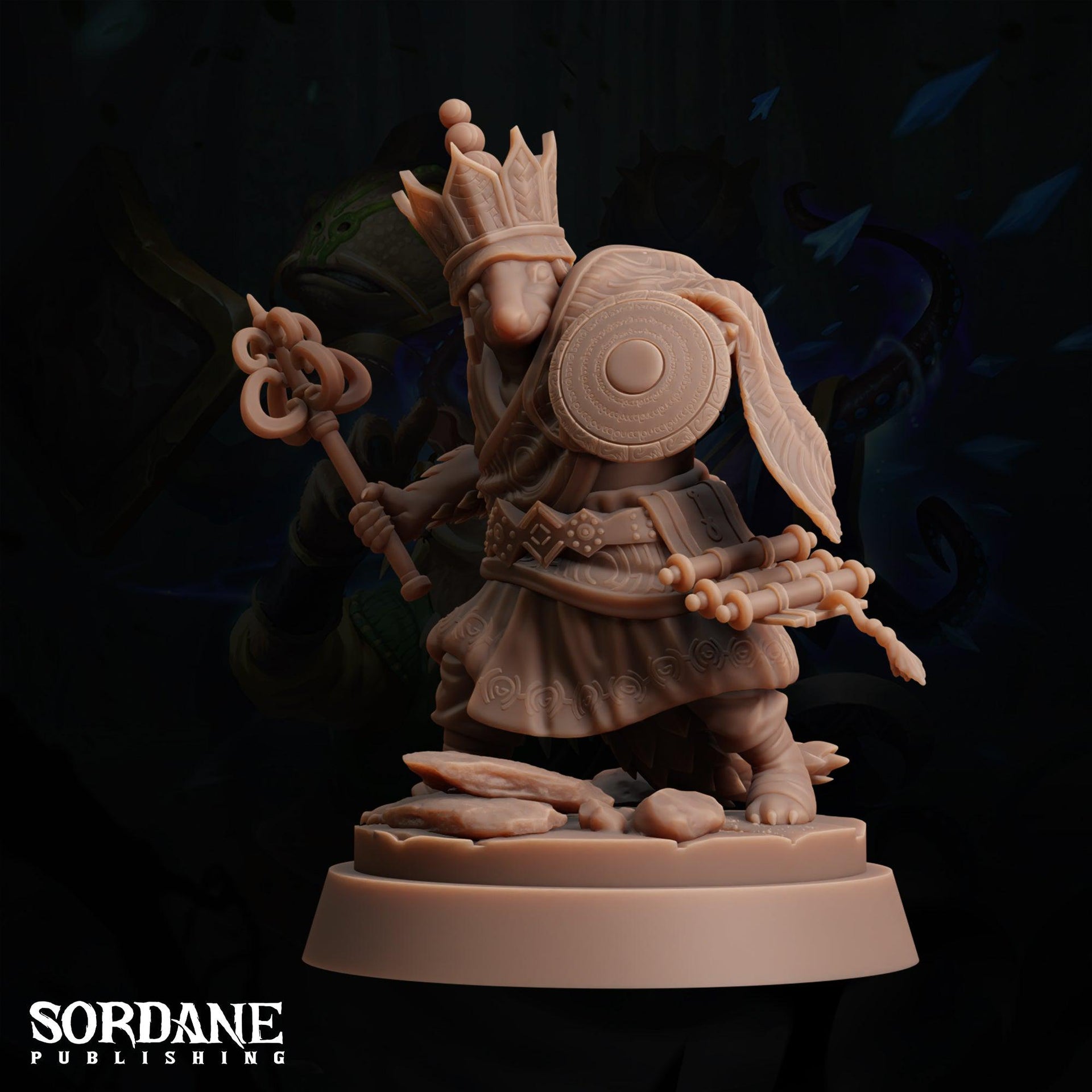 Pagpag Cleric, Llinae - Sordane Publishing | 28mm and 32mm | Wargaming | DnD | Tabletop Roleplaying